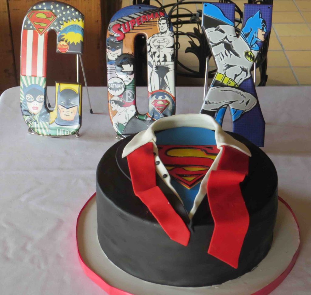 Superman Groom's Cake