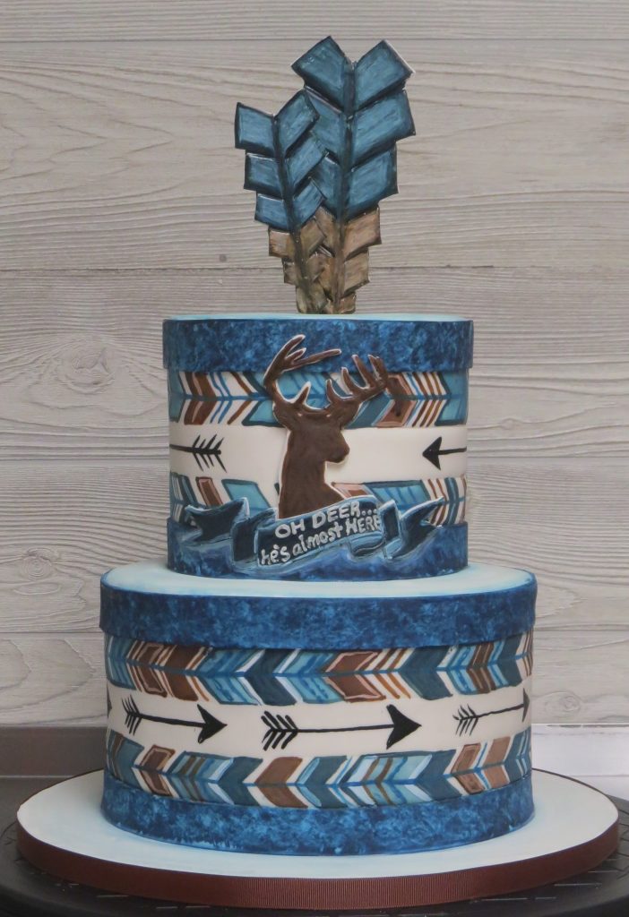 Oh Deer... He's Almost Here Baby Shower Cake
