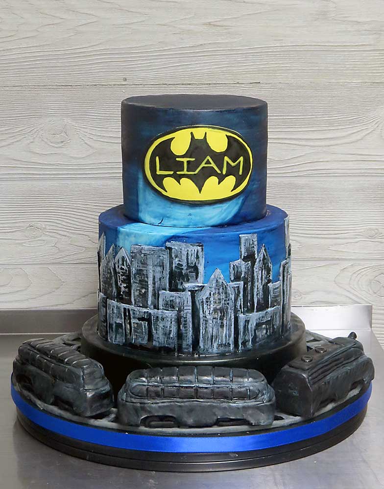 Batman Train Cake