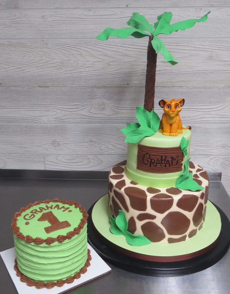 Lion King 1st Birthday Cake