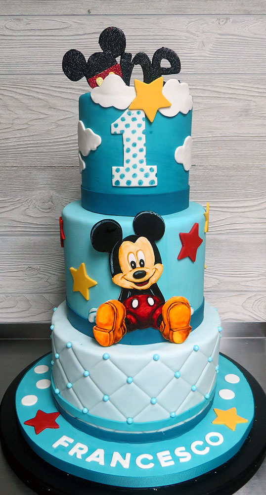 Mickey Mouse themed Birthday Cake