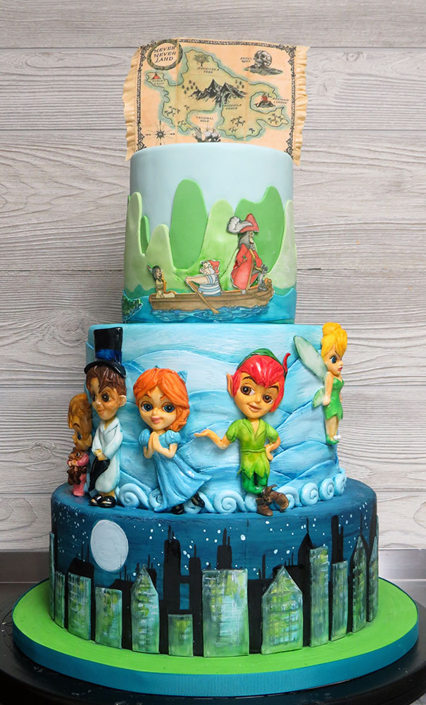 Peter Pan Neverland Cake