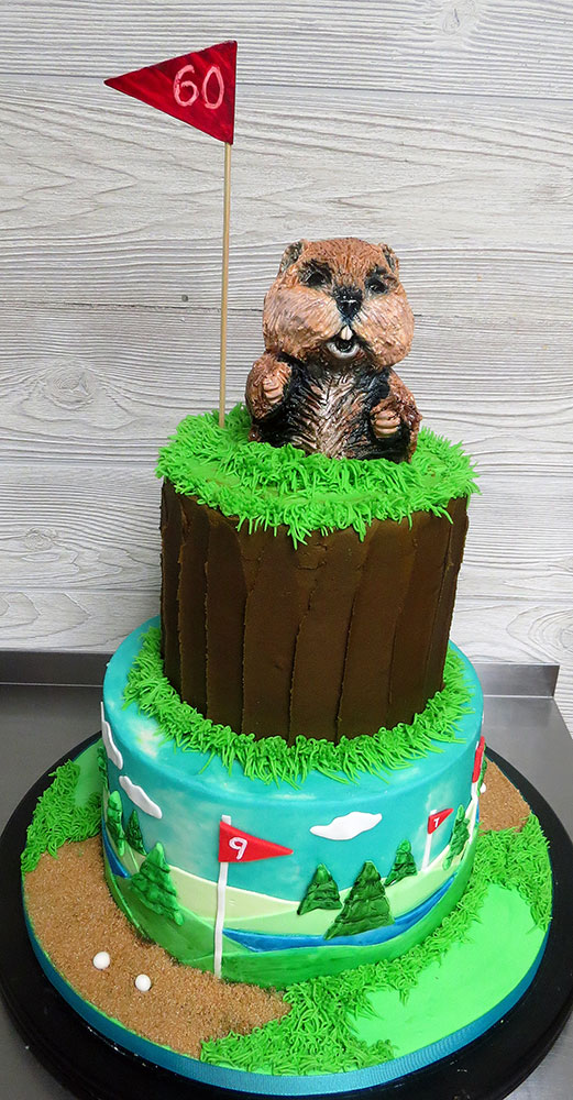 Caddy Shack Golf Birthday Cake