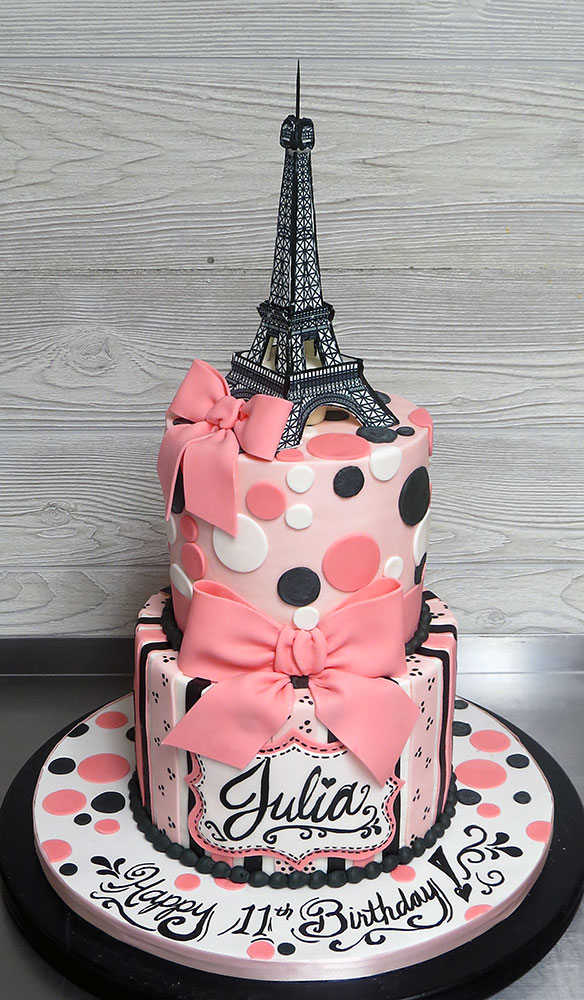 Eiffel Tower Paris Cake