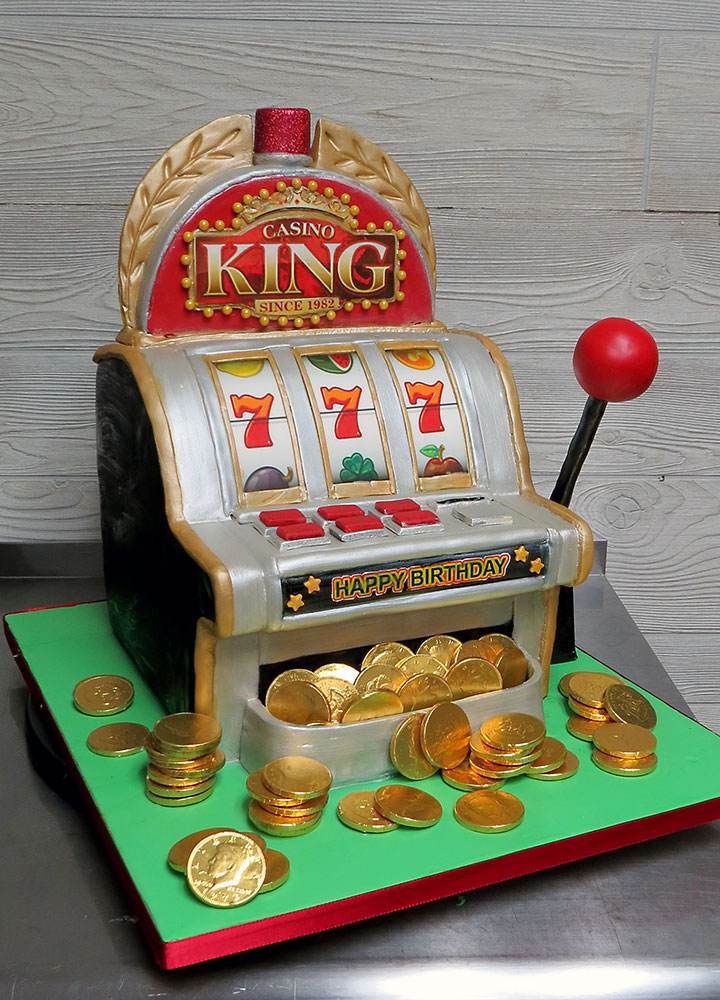 Casino Slot Machine Cake
