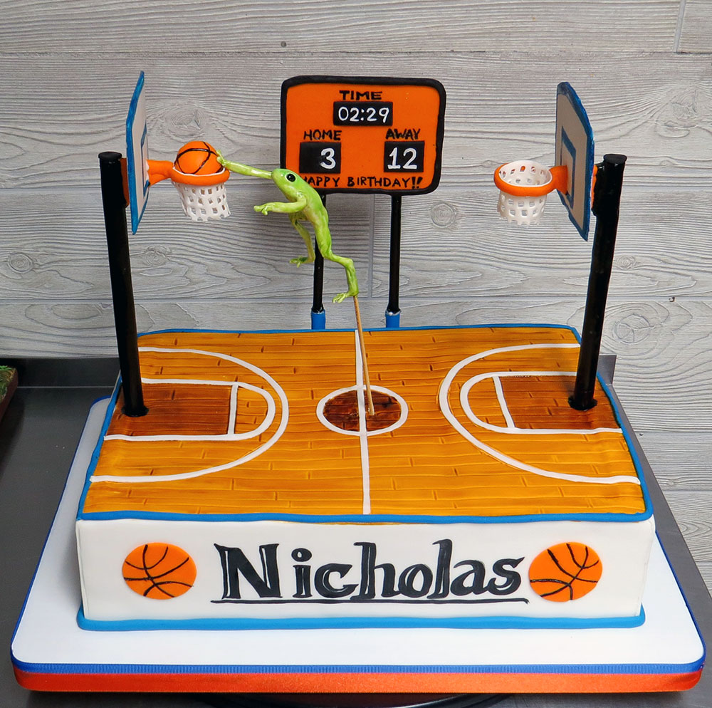 Leap Day Basketball Cake