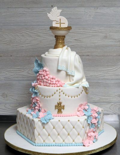 1st Communion Baptism Cake
