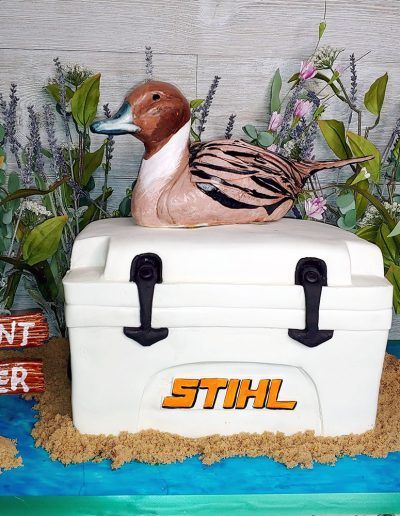 Duck and Cooler Hunt is Over Cake