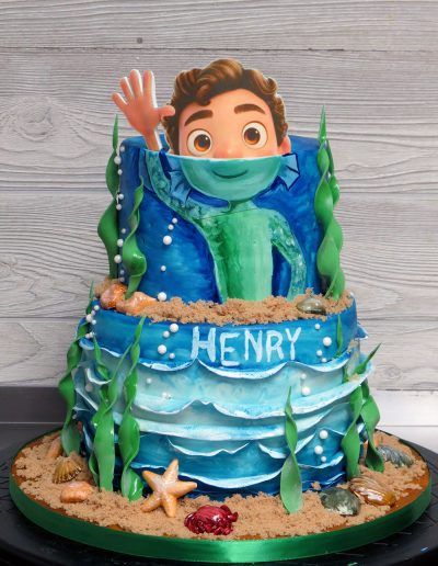 Luca Pixar Birthday Cake