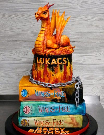 Wings of Fire Dragon Cake
